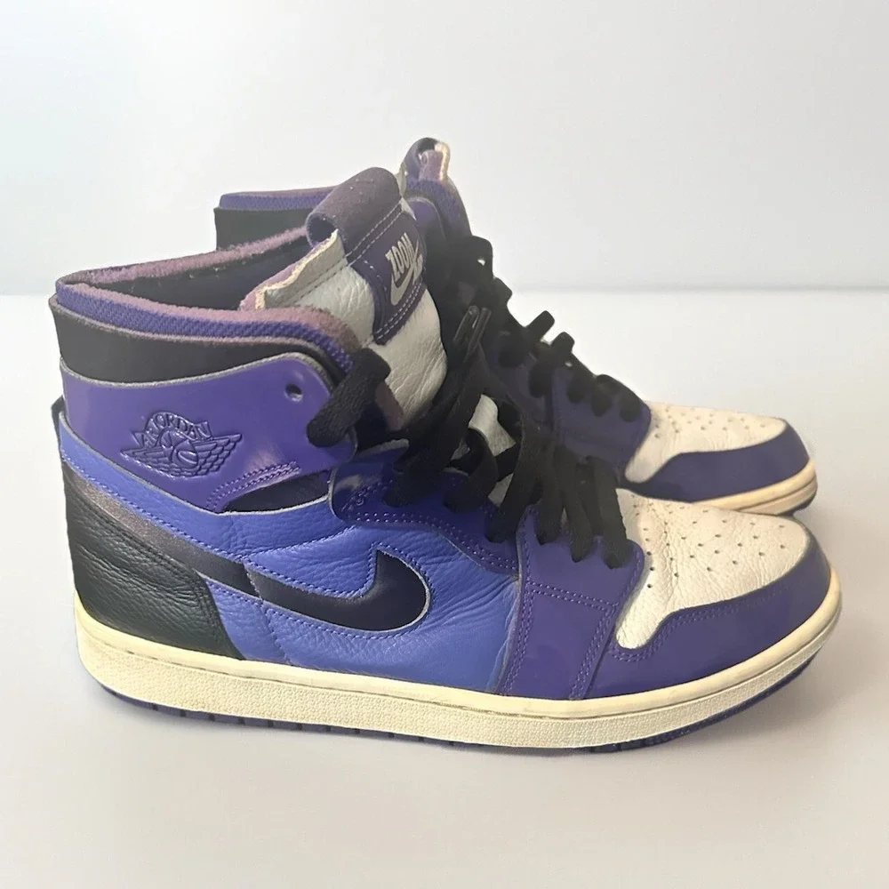 Air Jordan 1 Zoom Air Comfort Court Men's 10 Purple/Psychic Purple/White/Black